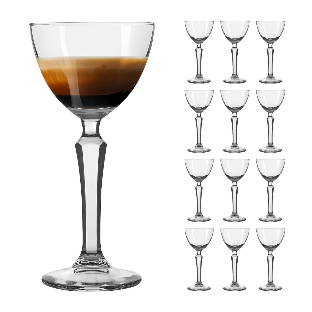 GLÄSERSET SPEAKEASY  12-teilig  - Klar, Basics, Glas (8/16cm)