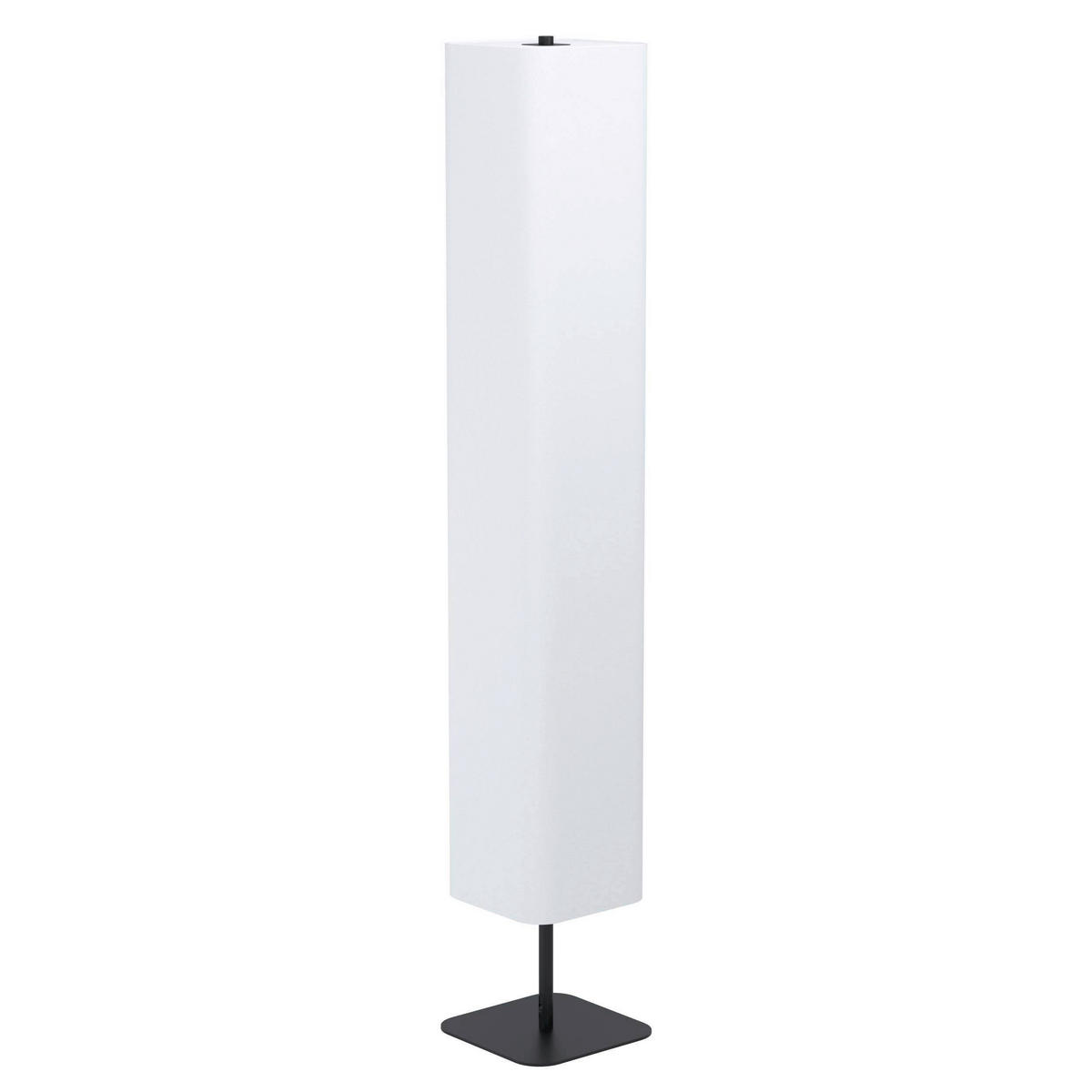 GOLVLAMPA 20/20/129,5 cm    - vit/svart, Klassisk, metall/textil (20/20/129,5cm) - Eglo