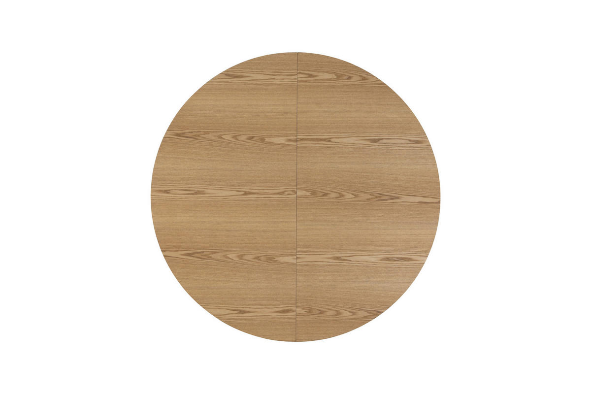 ESSTISCH Eichefarben oval  ausziehbar  - Eichefarben, Design, Holz/Holzwerkstoff (120/160/120/76cm) - Carryhome
