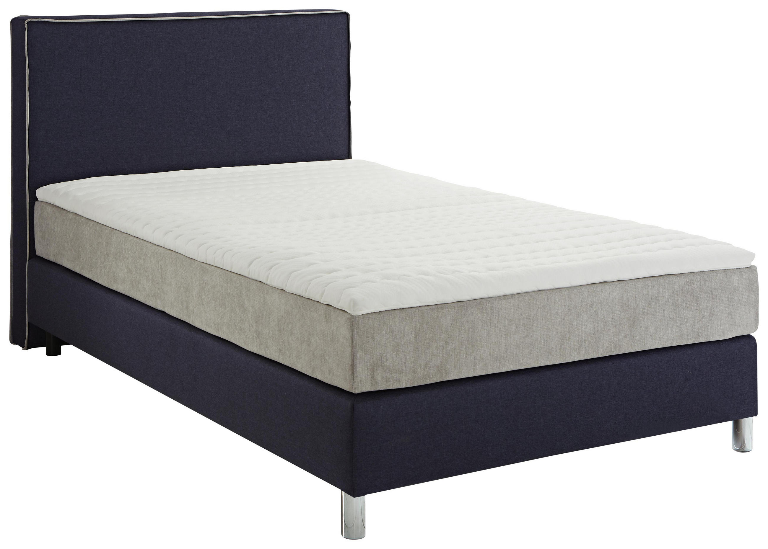 Boxspringbett Webstoff 120 200 Cm Inkl Matratze Topper Online
