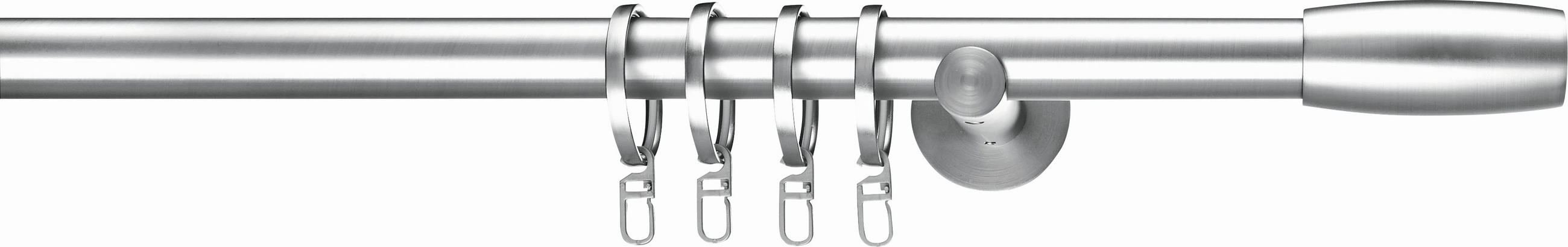 GALERIE PERDEA 160 cm  - argintiu, Basics, metal (160cm) - Homeware