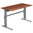 SCHREIBTISCH - Silberfarben/Zwetschgefarben, Design, Holzwerkstoff/Metall (160/72-119/80cm) SCHREIBTISCH - Silberfarben/Zwetschgefarben, Design, Holzwerkstoff/Metall (160/72-119/80cm)