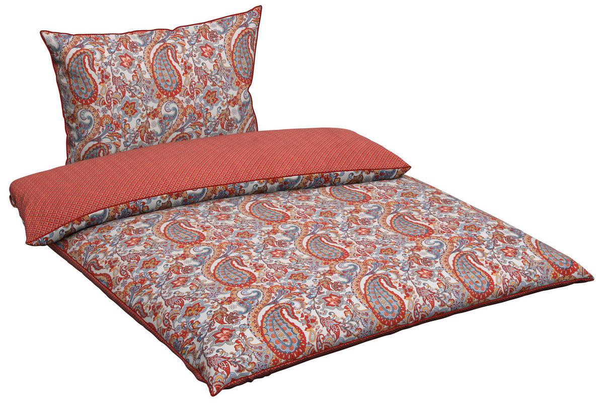 OBOUSTRANNÉ POVLEČENÍ, satén, vícebarevná, 140/200 cm - vícebarevná, Konvenční, textil (140/200cm) - Esposa