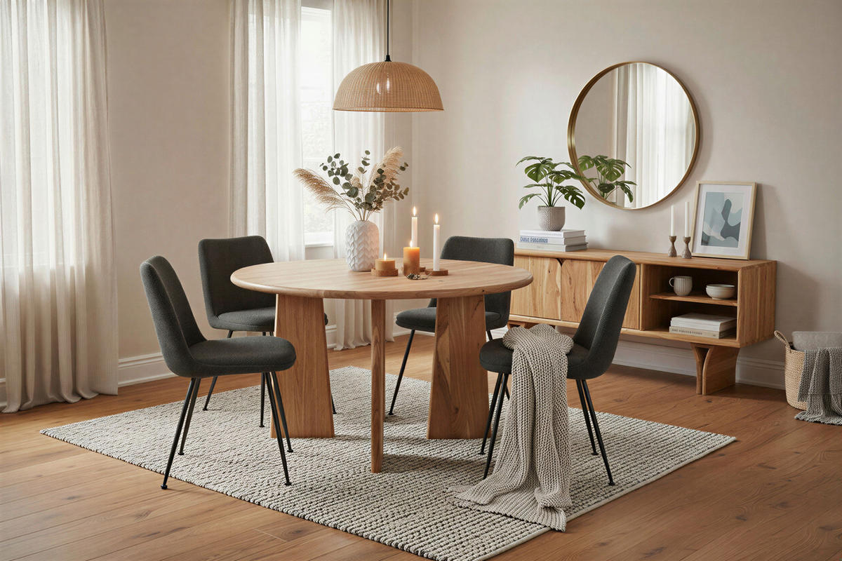 LOWBOARD  145/60/40 cm   - Naturfarben, Design, Holz (145/60/40cm) - MID.YOU