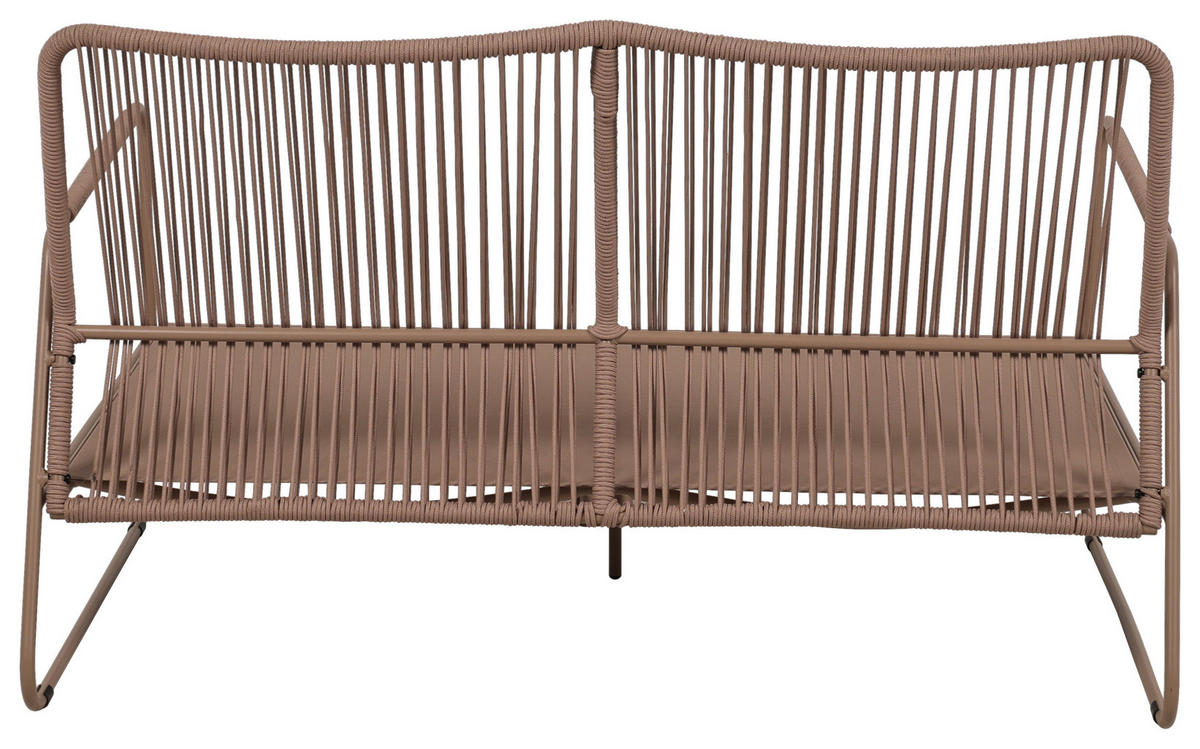 GARTENSET Webstoff Eisen  - Beige/Naturfarben, Design, Textil/Metall - Ambia Garden