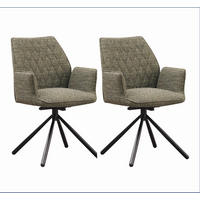 SET NASLANJAČEV, tekstil zelena  - črna/zelena, Moderno, kovina/tekstil (57,5/92/52cm) - MID.YOU