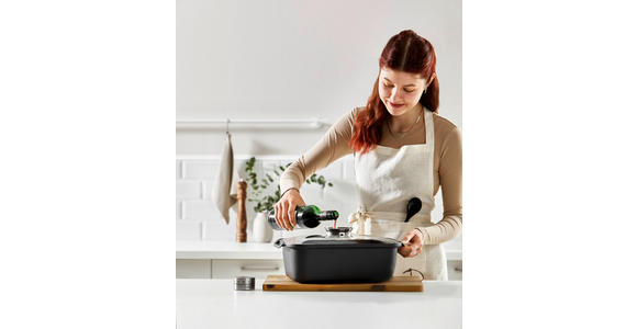 BRÄTER Perfect Cooking - Klar/Edelstahlfarben, Basics, Glas/Metall (40/26/12,2cm) - Homeware Profession.