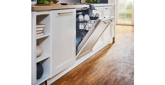 EINBAUKÜCHE - Eichefarben/Weiß, Design, Holzwerkstoff - Dieter Knoll