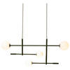 HÄNGELEUCHTE it's about RoMi 97/13/218 cm   - Weiß/Grün, Design, Glas/Metall (97/13/218cm) - It's about Romi