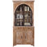VITRINE in massiv Mangoholz Naturfarben, Weiß - Naturfarben/Braun, Trend, Glas/Holz (100/210/46cm) - Ambia Home VITRINE in massiv Mangoholz Naturfarben, Weiß - Naturfarben/Braun, Trend, Glas/Holz (100/210/46cm) - Ambia Home