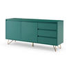 SIDEBOARD  in 150/70/40 cm  - Messingfarben/Grün, Design, Holzwerkstoff/Metall (150/70/40cm) - Livetastic