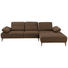 WOHNLANDSCHAFT in Textil Braun - Beige/Bronzefarben, Natur, Textil/Metall (298/178cm) - Valnatura WOHNLANDSCHAFT in Textil Braun - Beige/Bronzefarben, Natur, Textil/Metall (298/178cm) - Valnatura