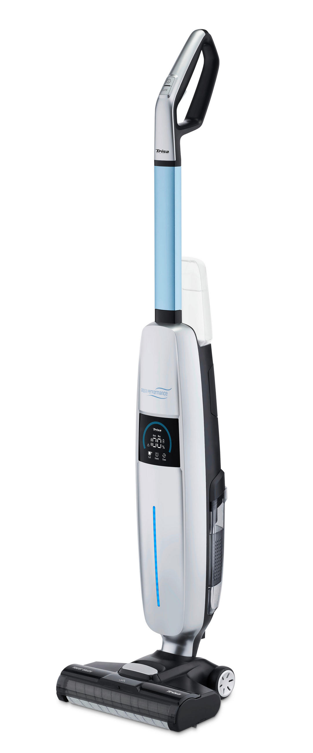 HARTBODENREINIGER  - Blau/Edelstahlfarben, Basics, Kunststoff (83/32,2/22,50cm) - Trisa Electronics