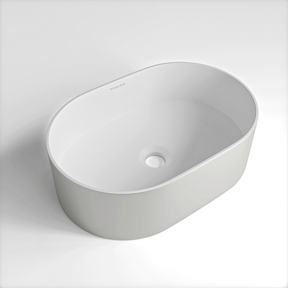 WASCHBECKEN 45/14/30 cm  - Edelstahlfarben/Weiß, Basics, Stein (45/14/30cm) - Dieter Knoll