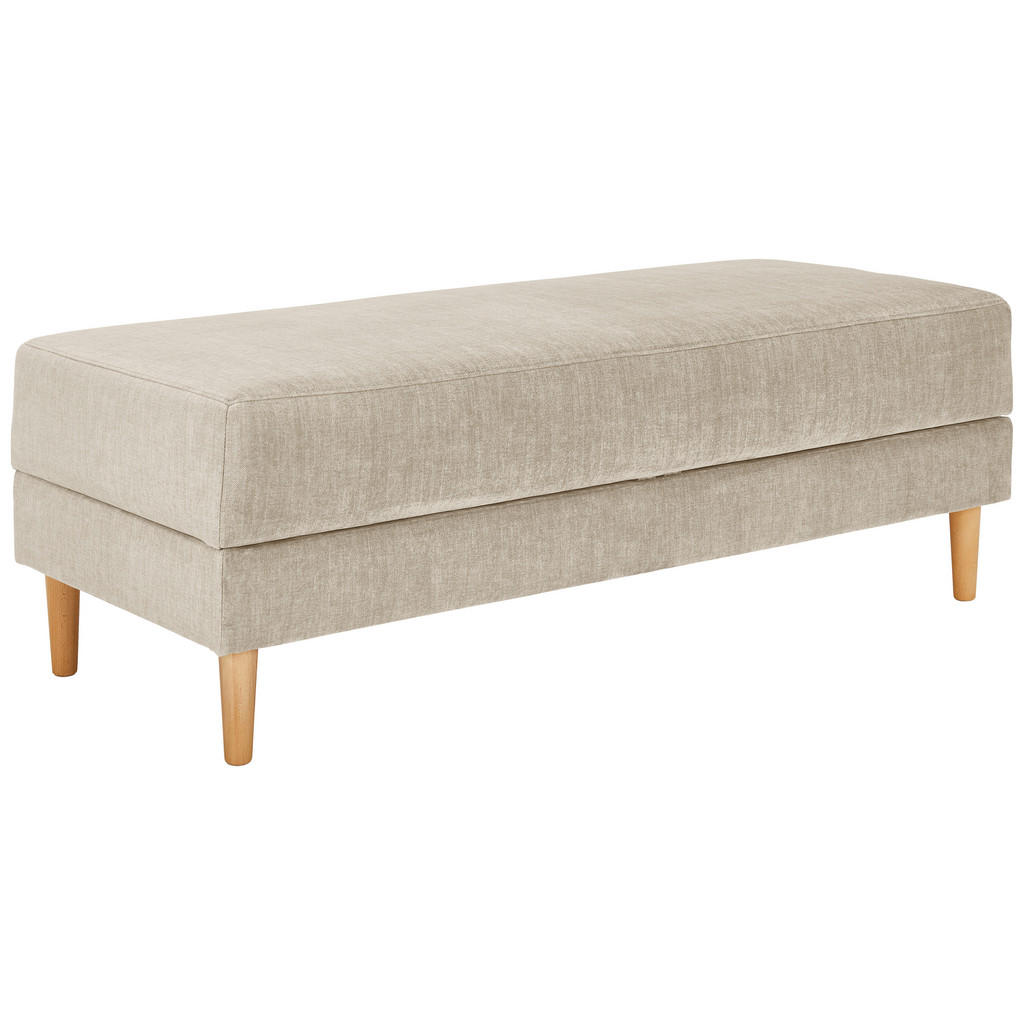 Thumbnail - Max Winzer Hocker, Beige, Textil, Buche, rechteckig, 135x48x57 cm, Goldenes M, Made in Europe, klappbar, Stauraum, Wohnz...