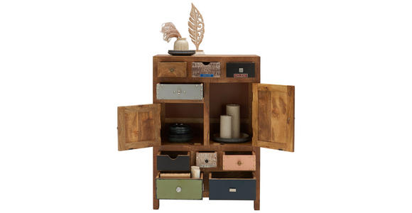 HIGHBOARD  in 80/115/40 cm  - Multicolor, LIFESTYLE, Holz/Metall (80/115/40cm) - Landscape