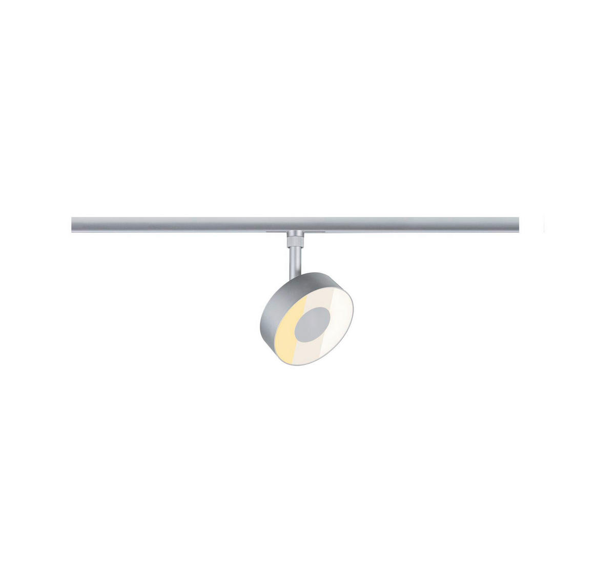 SCHIENENSYSTEM-STRAHLER URail 10/13,5 cm  - Chromfarben, Basics, Kunststoff (10/13,5cm) - Paulmann