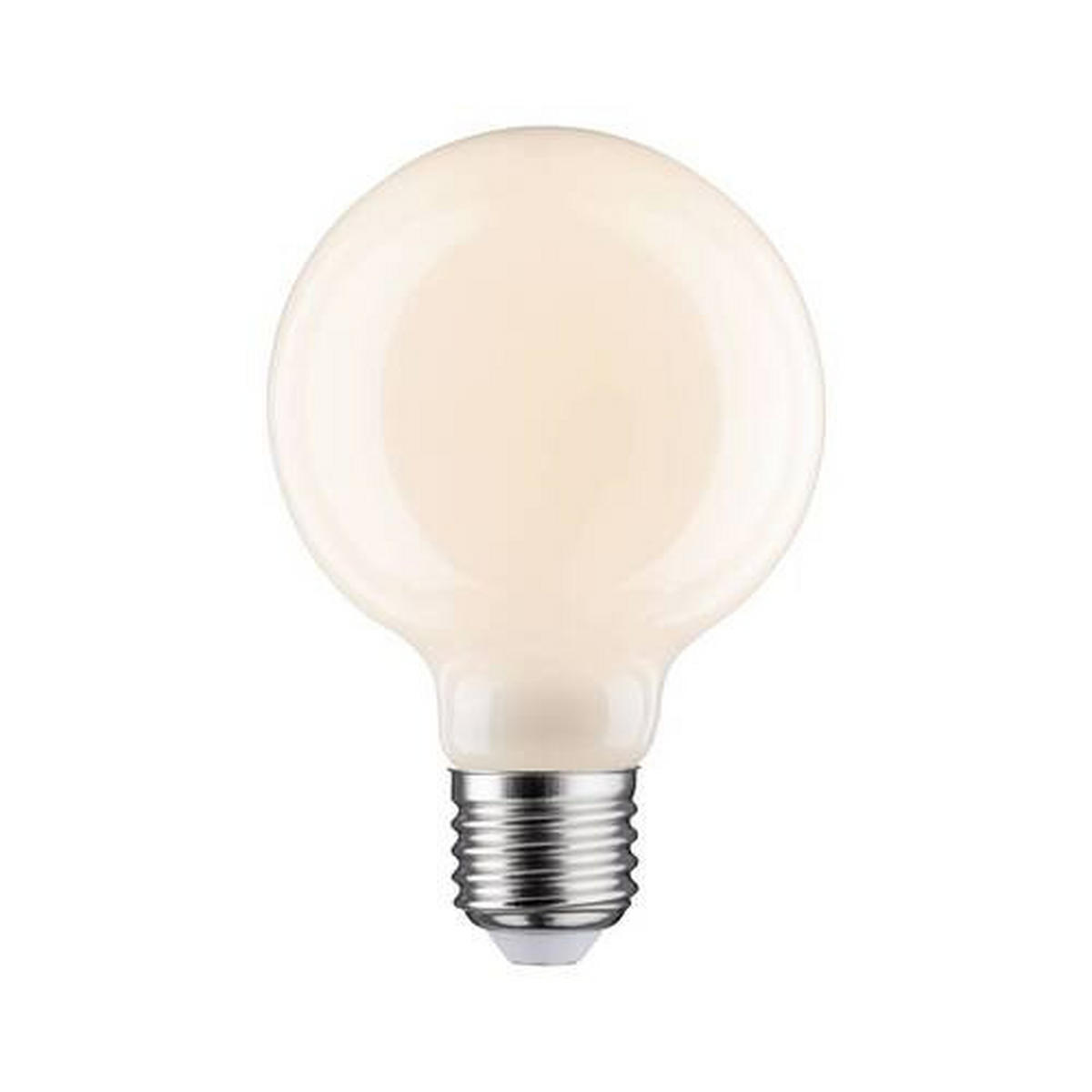 LED-LEUCHTMITTEL   E27 1x5,6W W 470 lm  - Opal, Basics, Glas (8,0/12,0cm) - Paulmann