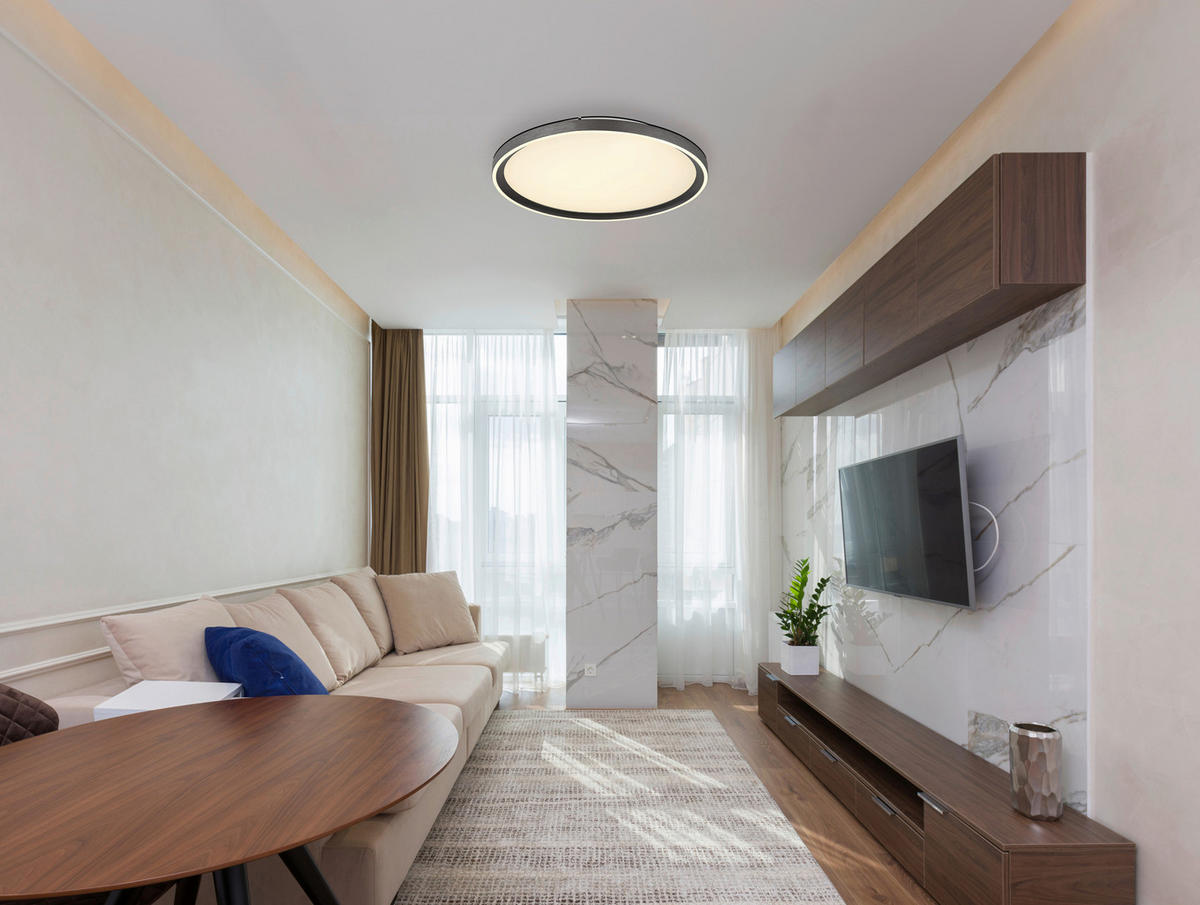 STROPNÍ LED SVÍTIDLO, 40/5.5 cm  - Konvenční (40/5.5cm) - Globo