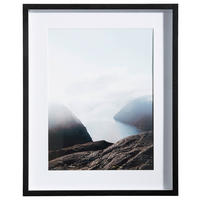 BILDERRAHMEN - Schwarz, Basics, Glas/Holz (42/52/3cm)