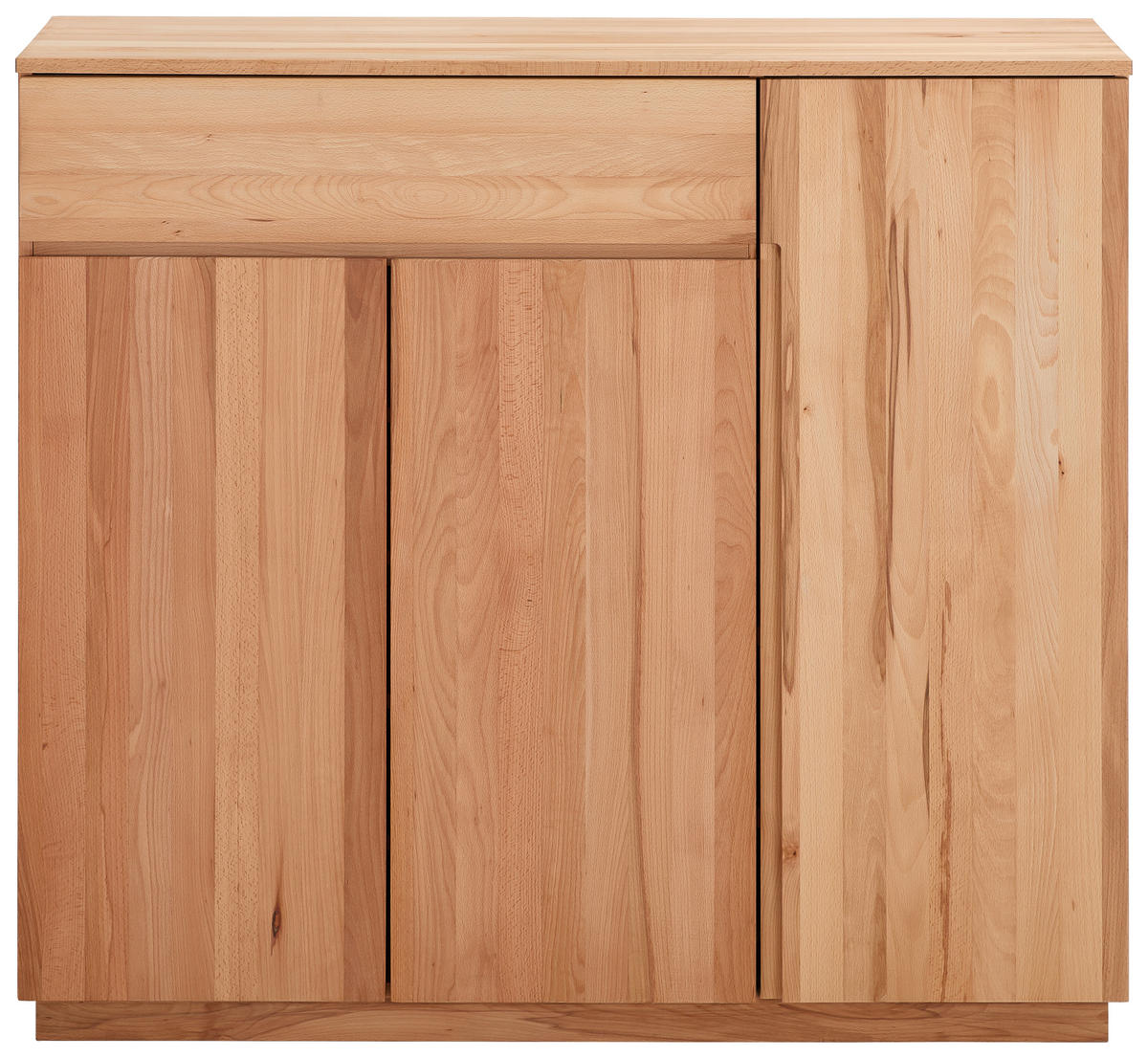 SCHUHSCHRANK Kernbuche massiv Kernbuche  - Kernbuche, KONVENTIONELL, Holz (135,2/121/38,2cm) - Linea Natura