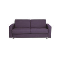 SCHLAFSOFA in Textil Violett  - Chromfarben/Violett, Konventionell, Textil/Metall (195/84/100cm) - Bali