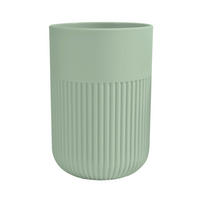 ZAHNBÜRSTENHALTER Kunststoff  - Graugrün, Basics, Kunststoff (7/11cm) - MSV