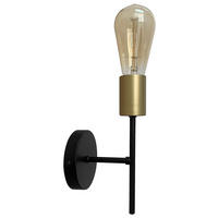 WANDLEUCHTE 10/12/22.5 cm   - Schwarz, Basics, Metall (10/12/22.5cm)