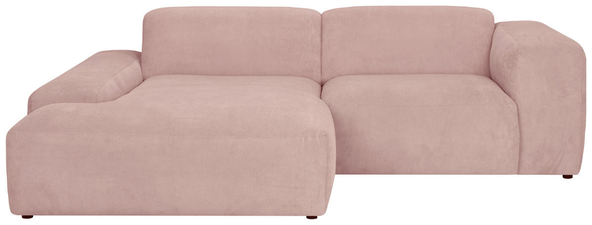 HÖRNSOFFA i manchester rosa  - svart/rosa, Design, textil/plast (170/252cm) - MID.YOU