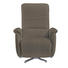RELAXSESSEL Echtleder - Chromfarben/Braun, Design, Leder/Metall (80/109/88cm) - Beldomo Premium RELAXSESSEL Echtleder - Chromfarben/Braun, Design, Leder/Metall (80/109/88cm) - Beldomo Premium