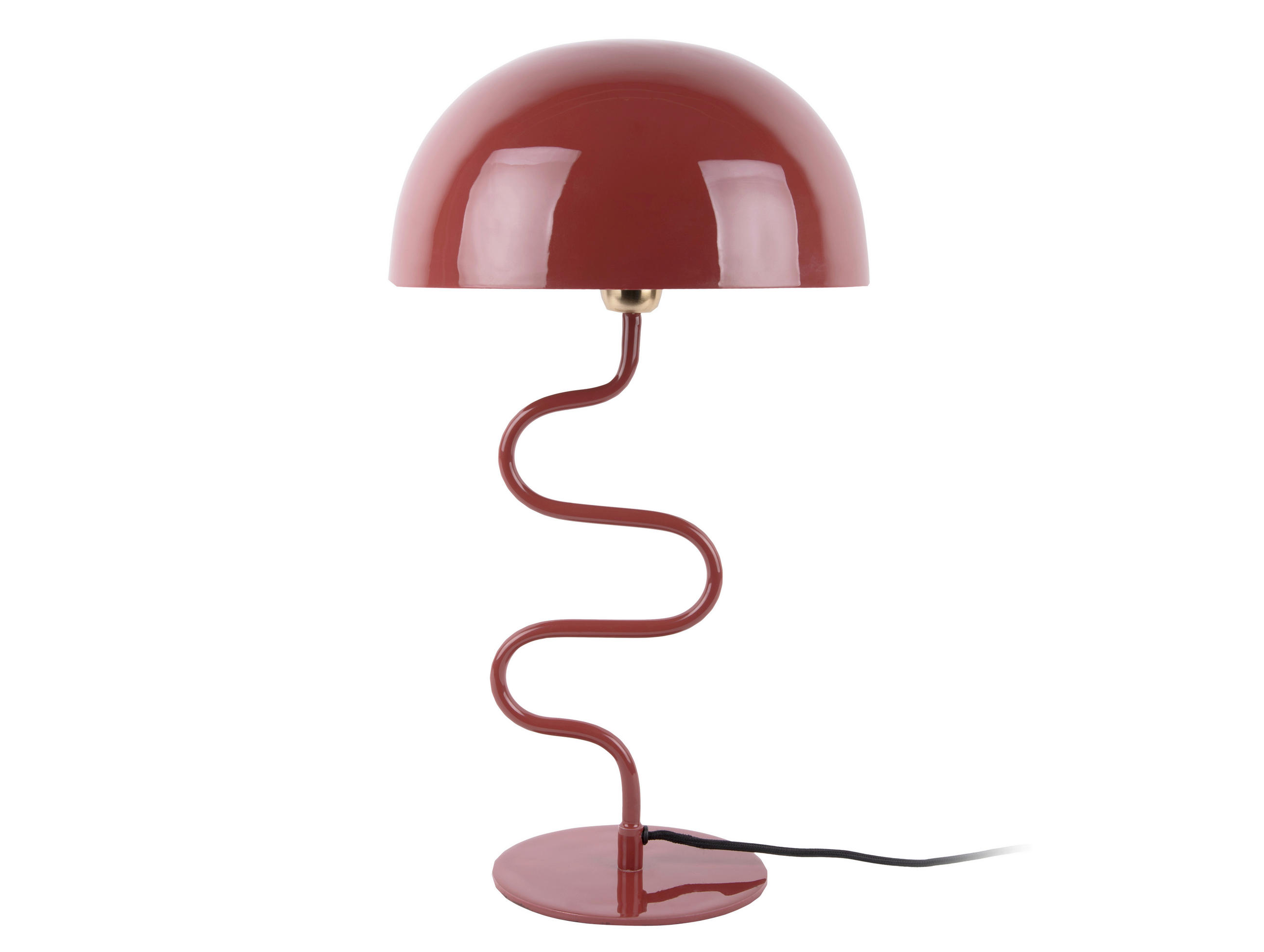 TISCHLEUCHTE Twist 31/54/31 cm  - Dunkelrot, KONVENTIONELL, Metall (31/54/31cm) - Leitmotiv