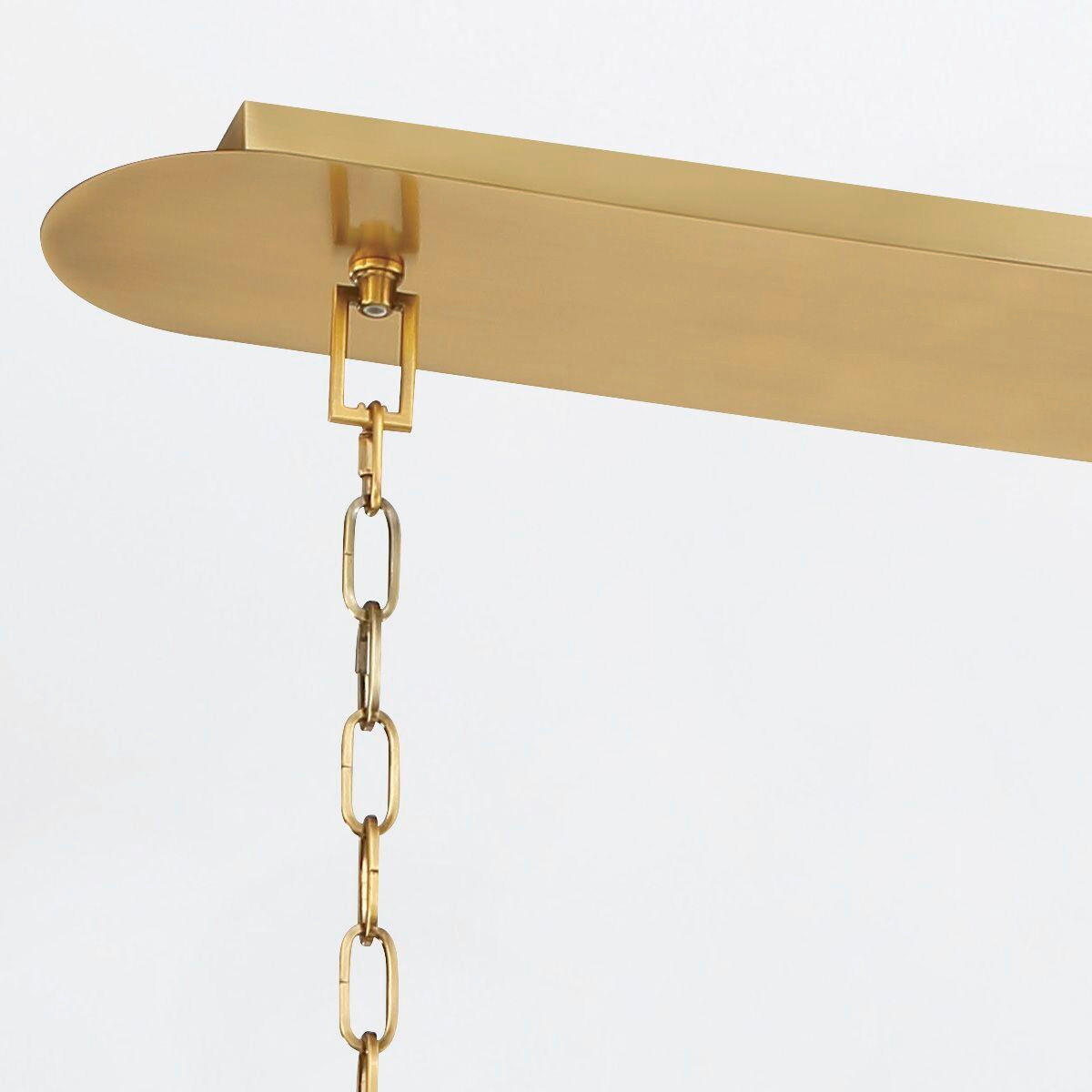 PENDELLEUCHTE    - Messingfarben, Konventionell, Glas/Metall (44/110,5/53,3cm) - Elstead Lighting