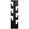 WANDGARDEROBE  in Schwarz  - Schwarz, Design, Metall (15/60/8cm)