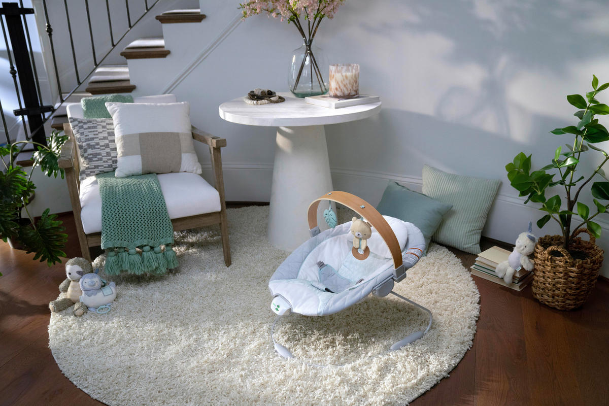 SCHAUKELWIPPE COZY  - Multicolor/Weiß, Basics, Kunststoff/Textil (56,4/53,1/67,6cm)