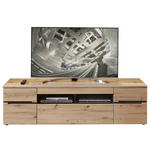TV-ELEMENT Graphitfarben, Eiche Artisan  - Graphitfarben/Schwarz, Trend, Holzwerkstoff/Kunststoff (192/53/47cm) - Carryhome