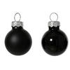 CHRISTBAUMKUGEL-SET 2,50 cm 24-teilig  - Schwarz, KONVENTIONELL, Glas (2,50cm)