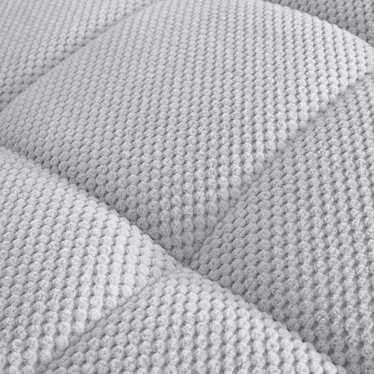 LIGGFÅTÖLJ i vävt tyg vit  - vit/svart, Modern, textil/plast (68/80/167cm) - MID.YOU