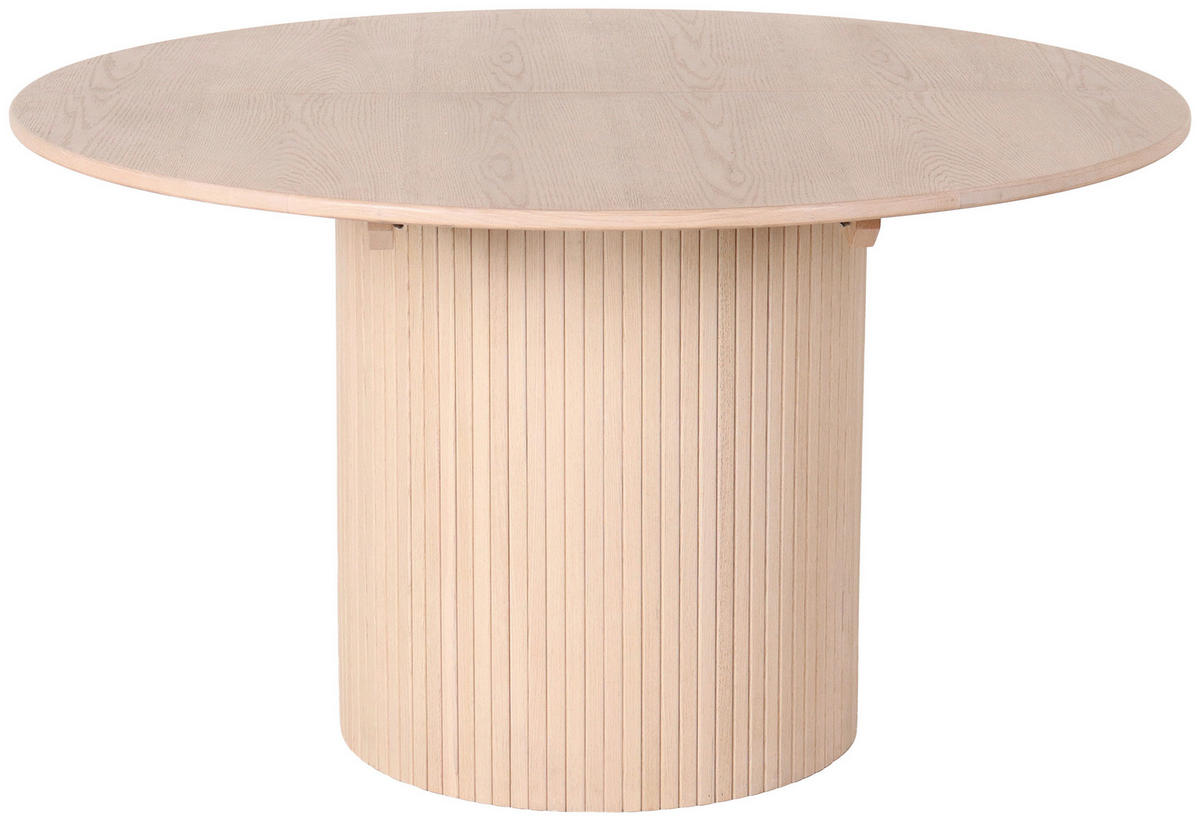 MATBORD i trä 130-180/130/75 cm   - ek Bianco, Modern, trä (130-180/130/75cm) - Niels Andersson