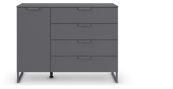 KOMMODE  in 120/92/42 cm  - Dunkelgrau, Design, Holzwerkstoff/Metall (120/92/42cm) - Carryhome