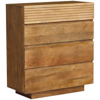 HIGHBOARD  in 90/100/40 cm  - Hellbraun/Naturfarben, Natur, Holz (90/100/40cm) - Livetastic