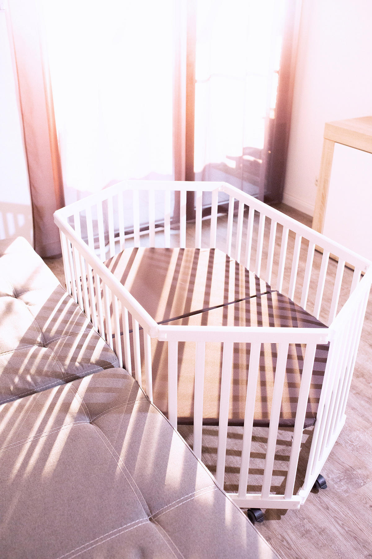 LAUFGITTER Lies 86/138/75 cm  - Weiß, Basics, Holz (86/138/75cm) - tiSsi