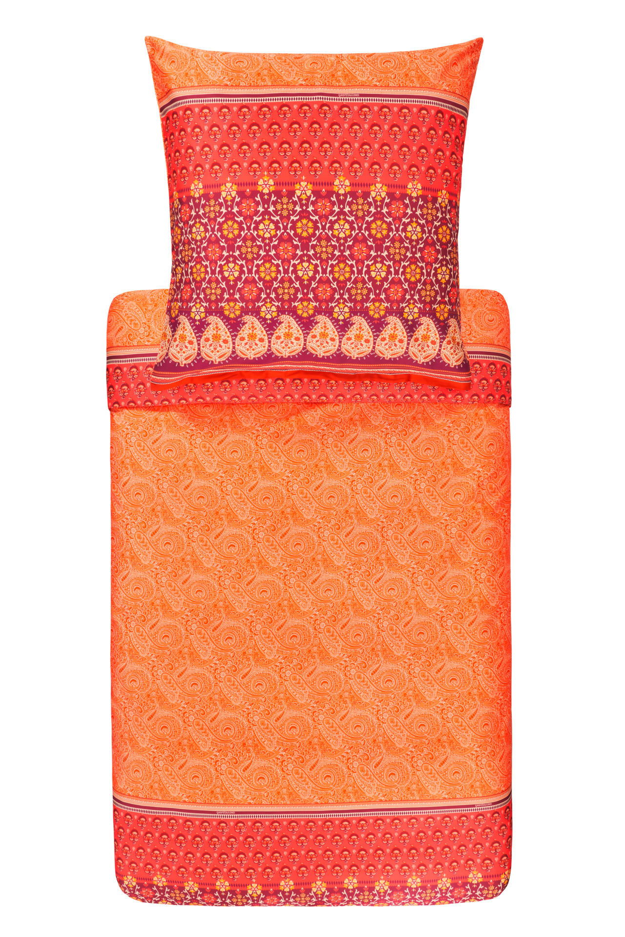 BETTWÄSCHE LAGLIO 200/200 cm  - Orange, LIFESTYLE, Textil (200/200cm) - Bassetti