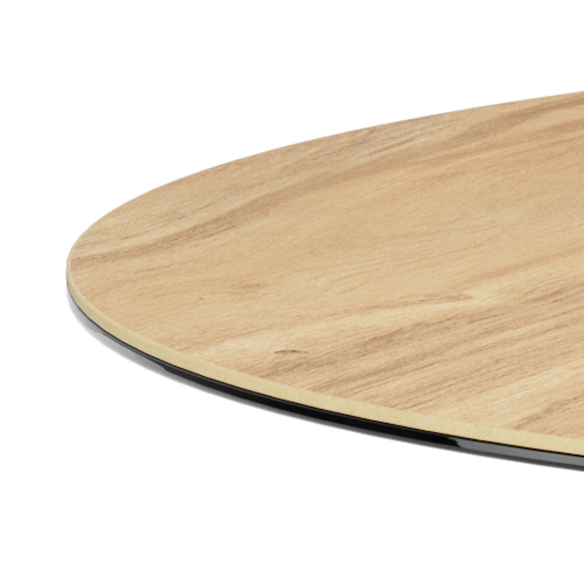 ESSTISCH in Metall, Glas, Keramik 119/119/75,5 cm  - Eichefarben/Schwarz, MODERN, Glas/Keramik (119/119/75,5cm) - MID.YOU