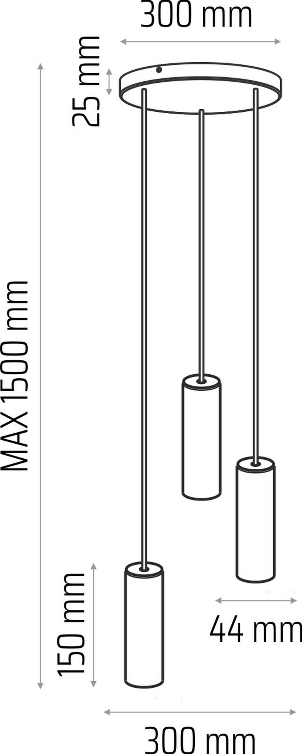 HÄNGELEUCHTE 30/150 cm  - Schwarz/Naturfarben, Natur, Holz (30/150cm)