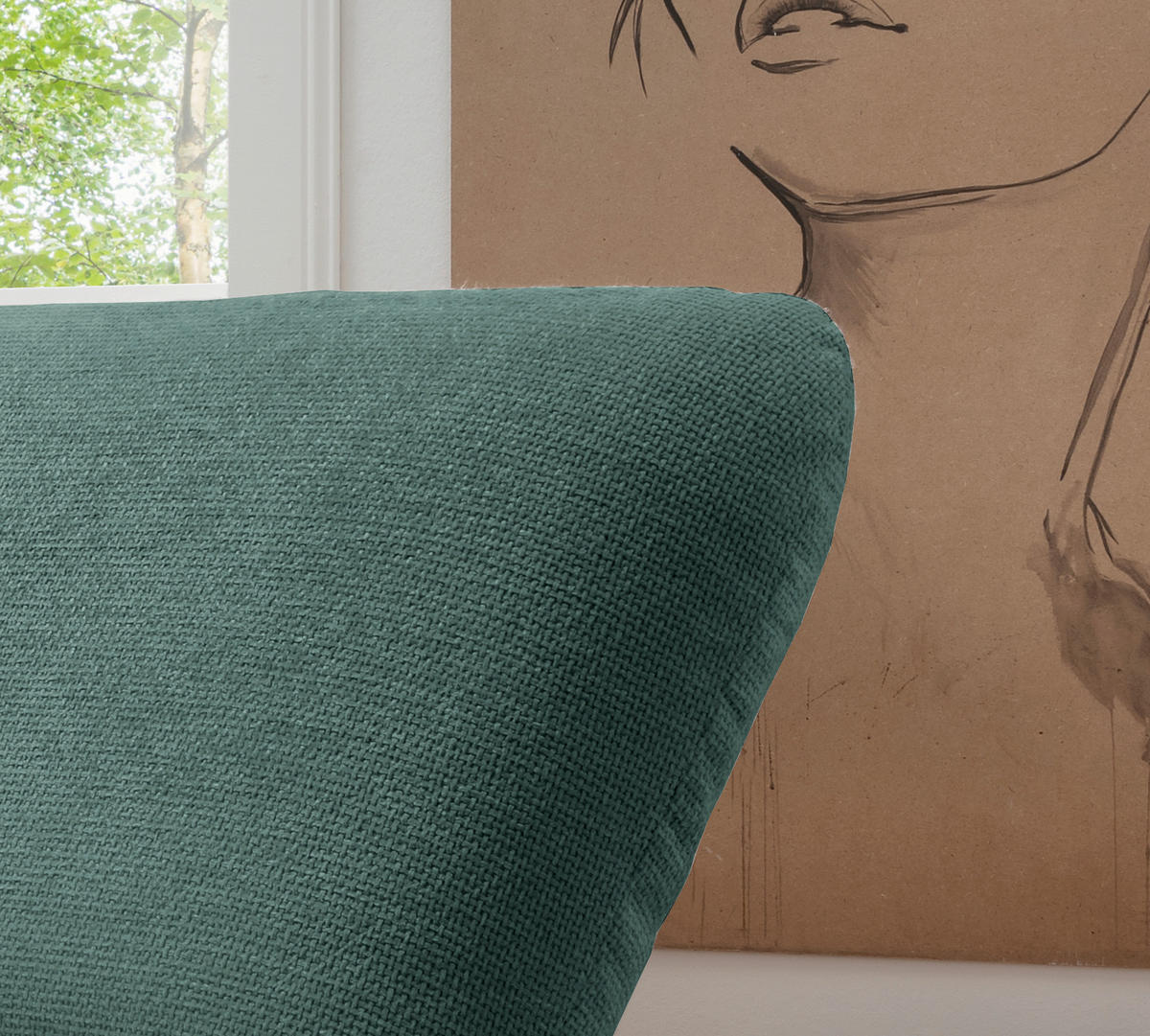 XXL-SESSEL in Mikrofaser Dunkelblau  - Schwarz/Dunkelblau, Trend, Textil/Metall (95/77/94cm) - Livetastic