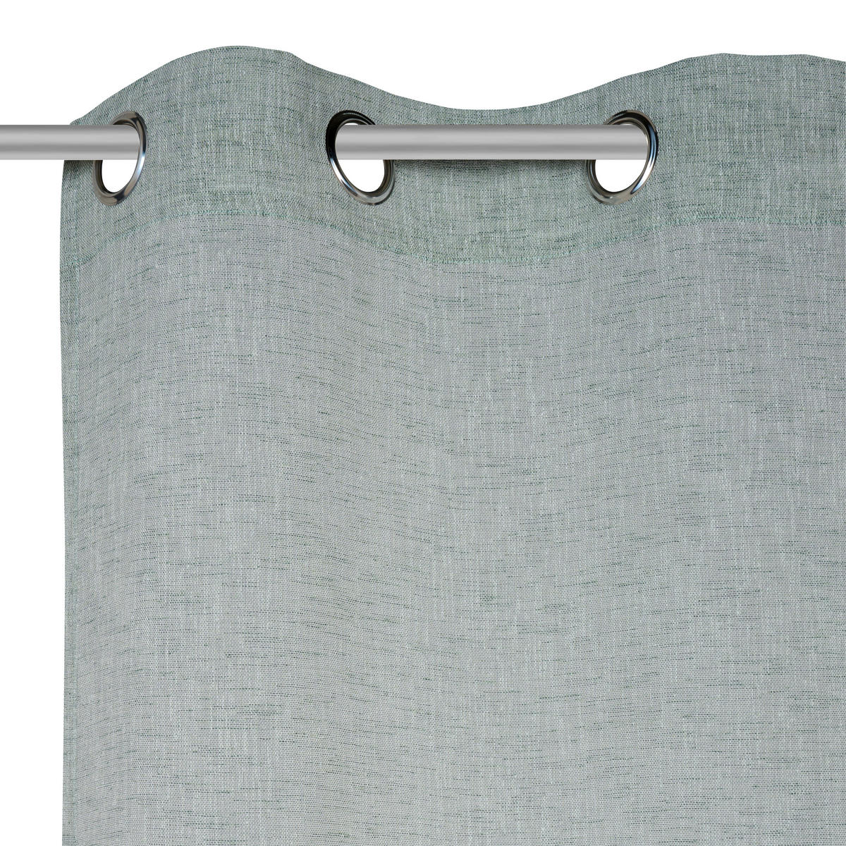 ZÁVES S OČKAMI, polopriehľadné, 140/245 cm - zelená, Basics, textil (140/245cm) - Esposa