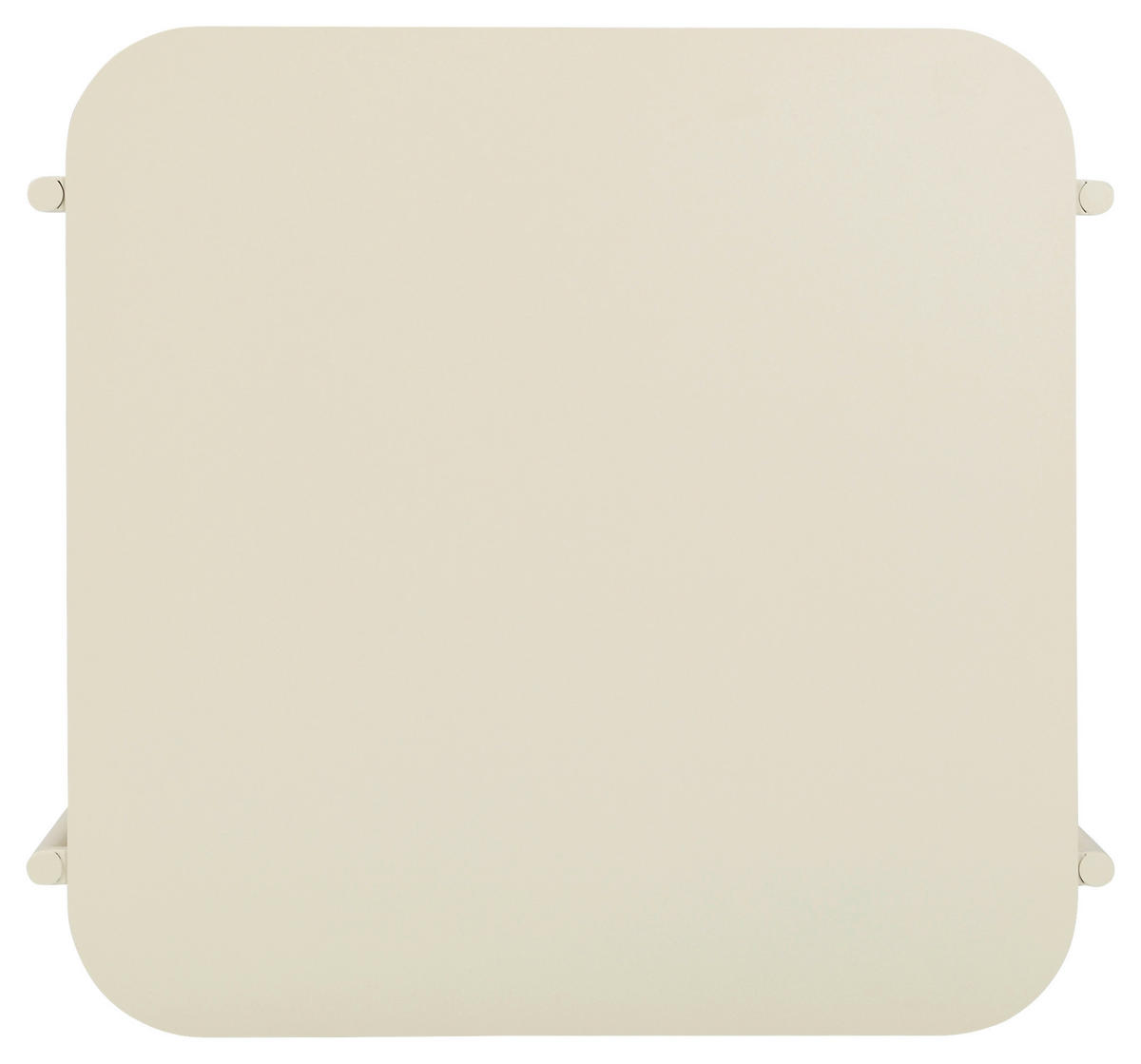 BEISTELLTISCH 48,4/45/40 cm Creme quadratisch  - Creme, Design, Metall (48,4/45/40cm) - Carryhome