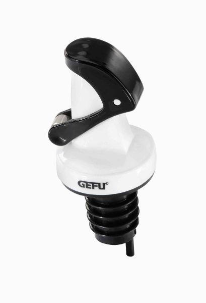 VÝLEVKA NA LÁHEV - bílá/černá, Basics, plast (3,7/3,6/8,9cm) - Gefu