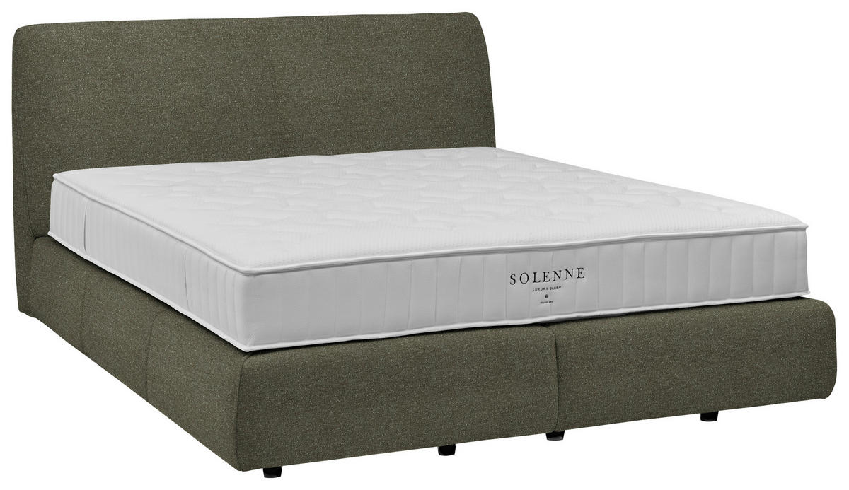 BOXSPRINGBETT 160/200 cm  Braun  - Schwarz/Braun, Design, Kunststoff/Textil (160/200cm) - Johann Jakob