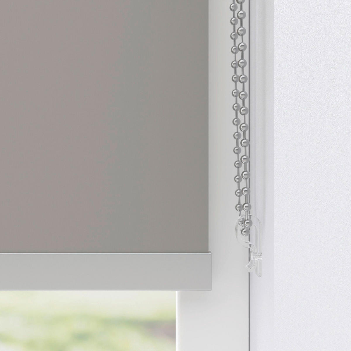 VERDUNKELUNGSROLLO  - Grau, Basics, Textil (120/190cm)